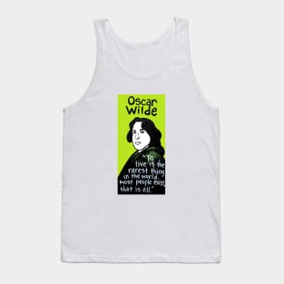 Oscar Wilde pop folk art Tank Top